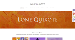 Desktop Screenshot of lonequixote.com
